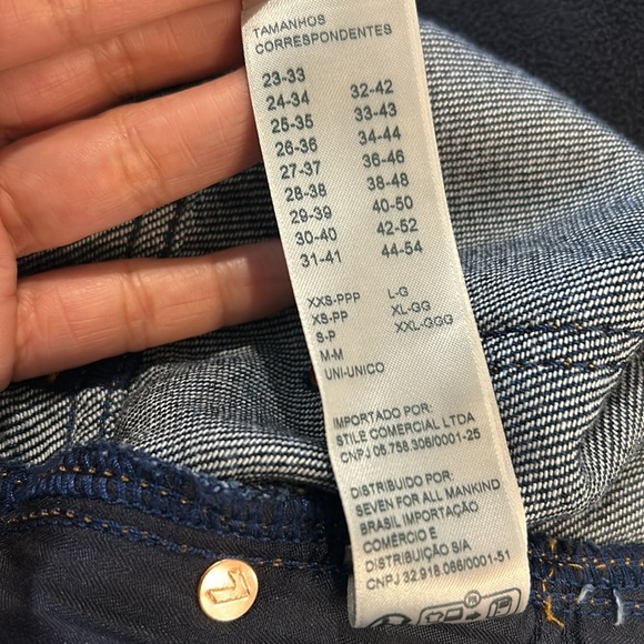 NWOT 7 FOR ALL MANKIND MODERN DOJO
TAILORLESS JEANS IN STORMY Size 28 - Picture 17 of 17